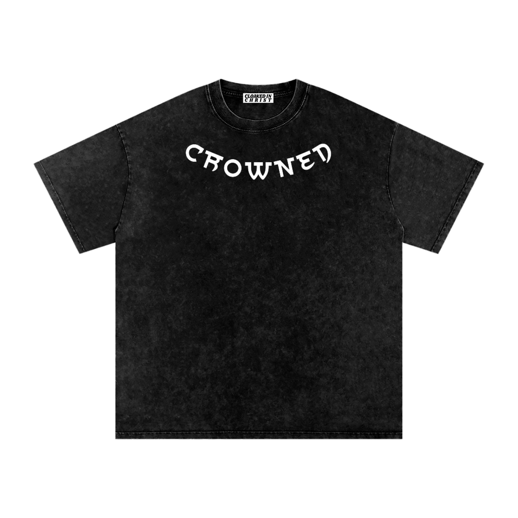 Crowned Oversize Snow Wash T-Shirt