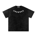 Crowned Oversize Snow Wash T-Shirt