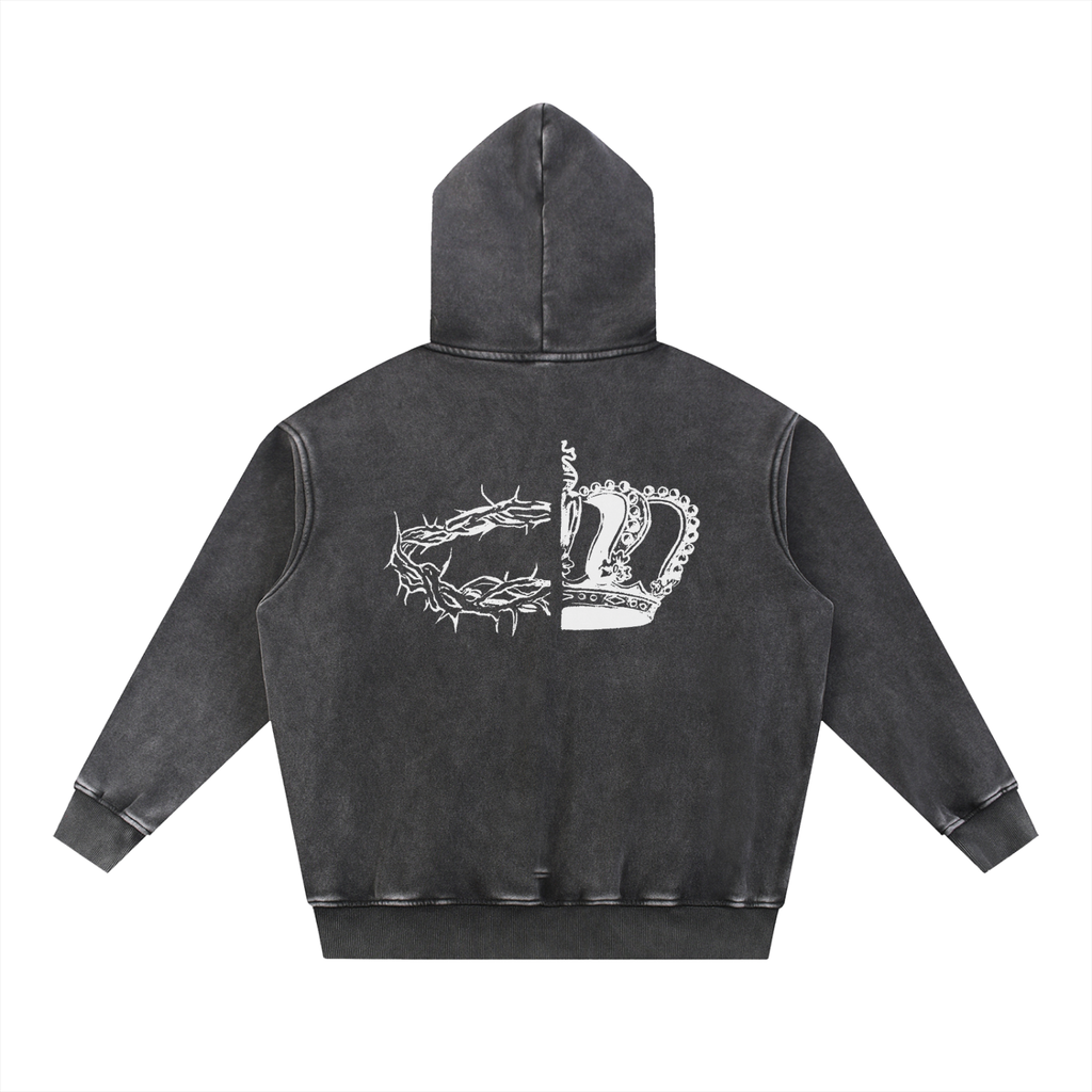 Crowned Series: Snow Wash Hoodie