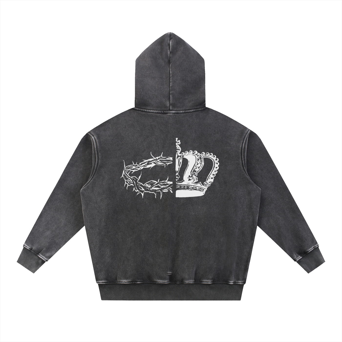 Crowned Series: Snow Wash Hoodie