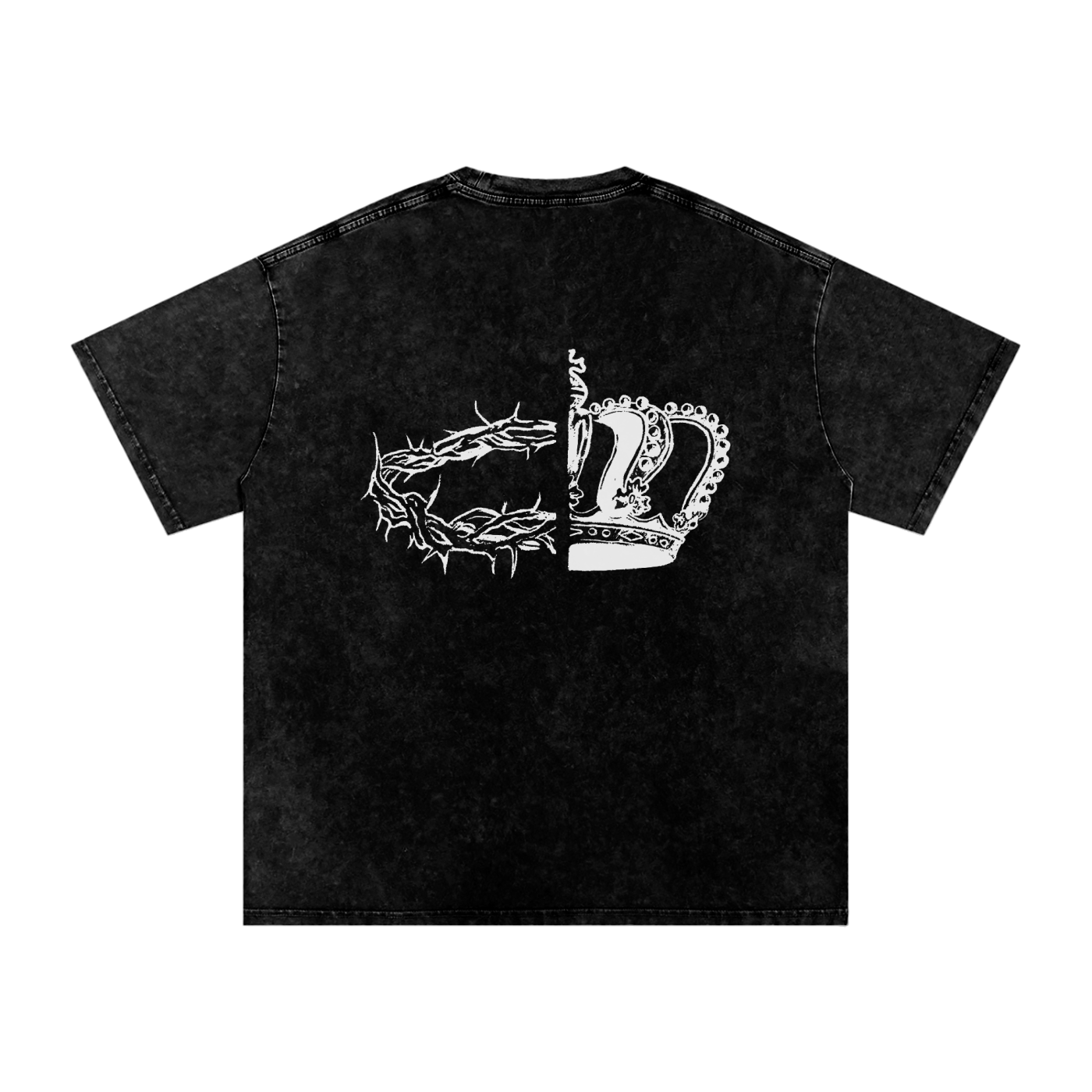 Crowned Oversize Snow Wash T-Shirt